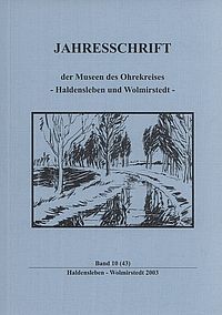 Jahresschrift 2003